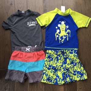 Toddler Boy 2T Swim Shorts & Tops